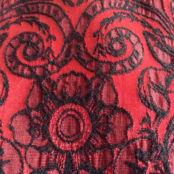 Worthington High Waist Brocade Textured Skirt - Picture 7 of 8